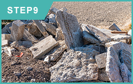 地中埋設物などの撤去